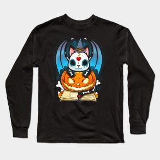 Kitten Halloween Long Sleeve T-Shirt